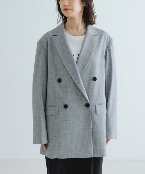 URBAN RESEARCH / アーバンリサーチ ブルゾン | 『2サイズ展開』ダブルオーバーテーラードジャケット | 詳細13