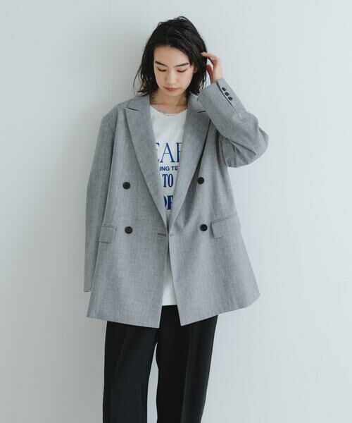 URBAN RESEARCH / アーバンリサーチ ブルゾン | 『2サイズ展開』ダブルオーバーテーラードジャケット | 詳細4