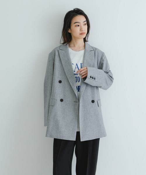 URBAN RESEARCH / アーバンリサーチ ブルゾン | 『2サイズ展開』ダブルオーバーテーラードジャケット | 詳細5