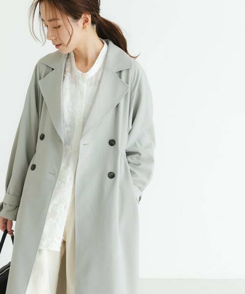 URBAN RESEARCH / アーバンリサーチ トレンチコート | 『防花粉/撥水/UVカット』ドロストトレンチコート | 詳細1