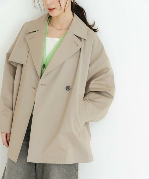 URBAN RESEARCH / アーバンリサーチ トレンチコート | 『撥水』new basic　ミドル丈トレンチテントコート | 詳細1