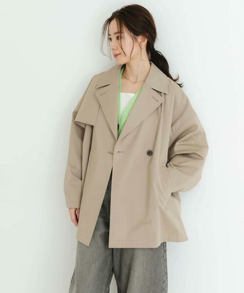 URBAN RESEARCH / アーバンリサーチ トレンチコート | 『撥水』new basic　ミドル丈トレンチテントコート | 詳細2
