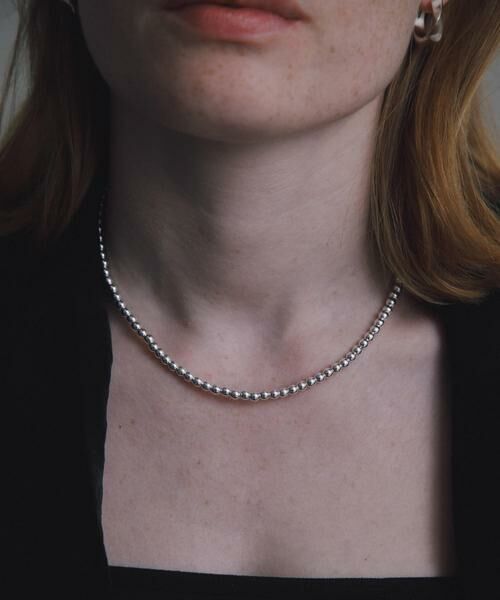 URBAN RESEARCH / アーバンリサーチ ネックレス・ペンダント・チョーカー | decor『デコール』　Hematite4mmBallchoker | 詳細2