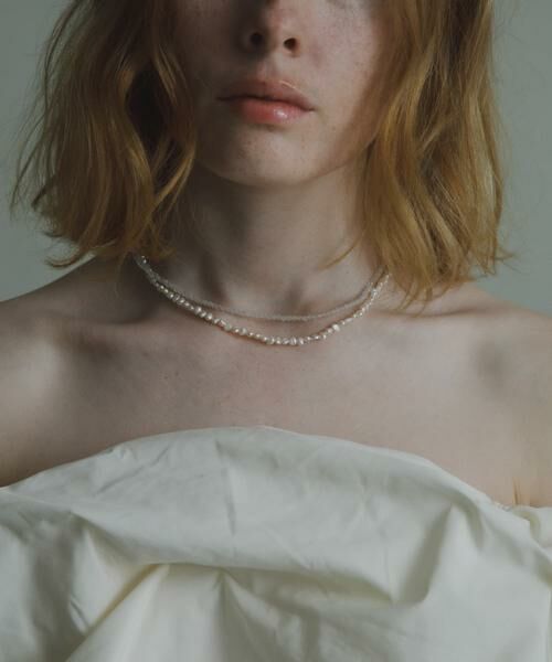 URBAN RESEARCH / アーバンリサーチ ネックレス・ペンダント・チョーカー | decor『デコール』　Moonpearl Doublenecklace | 詳細2