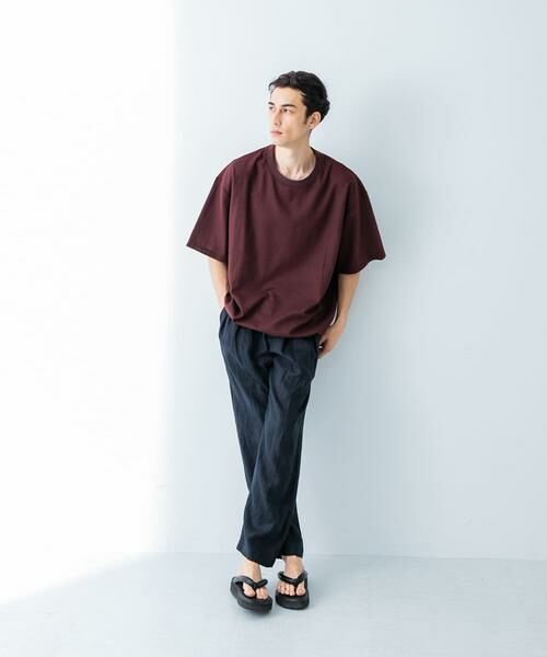 URBAN RESEARCH / アーバンリサーチ Tシャツ | 『UR TECH DRYLUXE』高機能リネンTシャツ | 詳細7