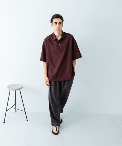 URBAN RESEARCH / アーバンリサーチ ポロシャツ | 『UR TECH DRYLUXE』高機能リネンポロシャツ | 詳細5