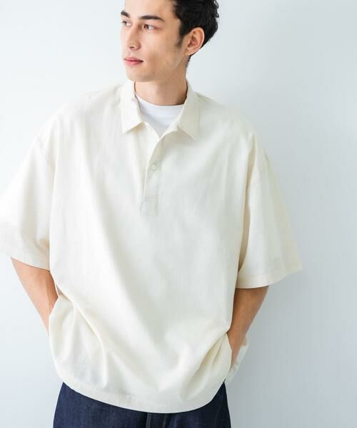 URBAN RESEARCH / アーバンリサーチ ポロシャツ | 『UR TECH DRYLUXE』高機能リネンポロシャツ | 詳細19