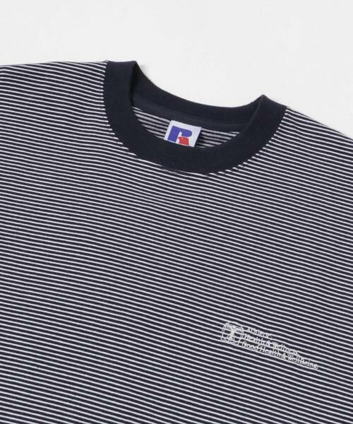 URBAN RESEARCH / アーバンリサーチ Tシャツ | 『別注』RUSSELL ATHLETIC×UR　BORDER SHORT-SLEEVE TEE | 詳細2