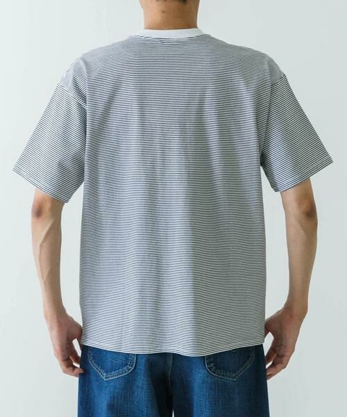 URBAN RESEARCH / アーバンリサーチ Tシャツ | 『別注』RUSSELL ATHLETIC×UR　BORDER SHORT-SLEEVE TEE | 詳細11
