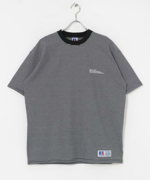 URBAN RESEARCH / アーバンリサーチ Tシャツ | 『別注』RUSSELL ATHLETIC×UR　BORDER SHORT-SLEEVE TEE | 詳細21