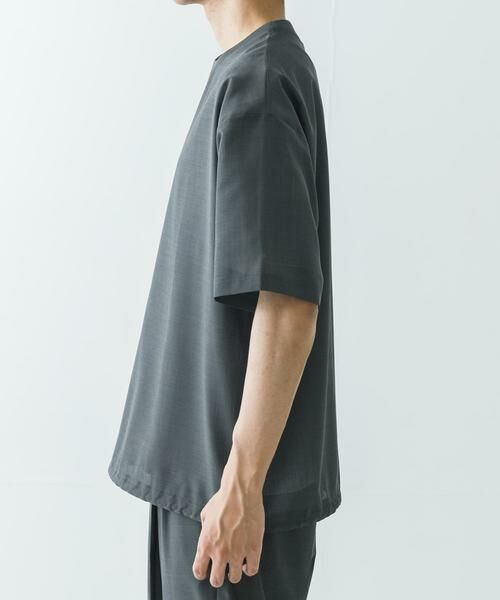 URBAN RESEARCH / アーバンリサーチ Tシャツ | ウォッシャブルウールサイロフィルショートスリーブ Tシャツ | 詳細21