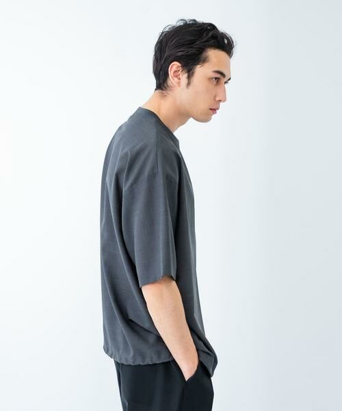 URBAN RESEARCH / アーバンリサーチ Tシャツ | ウォッシャブルウールサイロフィルショートスリーブ Tシャツ | 詳細12