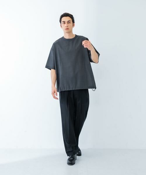 URBAN RESEARCH / アーバンリサーチ Tシャツ | ウォッシャブルウールサイロフィルショートスリーブ Tシャツ | 詳細13