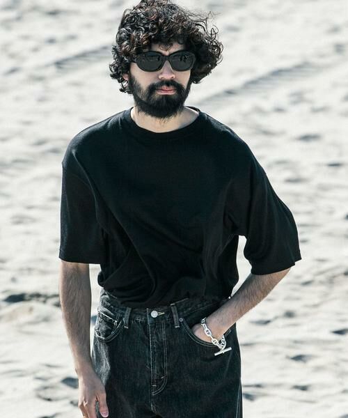 URBAN RESEARCH / アーバンリサーチ Tシャツ | new basic　ウォッシャブルメリノウールショートスリーブTシャツ | 詳細3