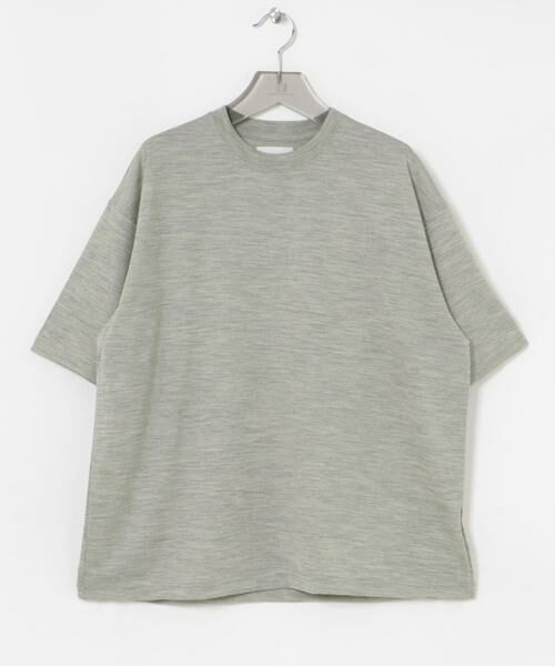 URBAN RESEARCH / アーバンリサーチ Tシャツ | new basic　ウォッシャブルメリノウールショートスリーブTシャツ | 詳細28
