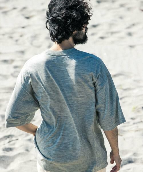 URBAN RESEARCH / アーバンリサーチ Tシャツ | new basic　ウォッシャブルメリノウールショートスリーブTシャツ | 詳細13