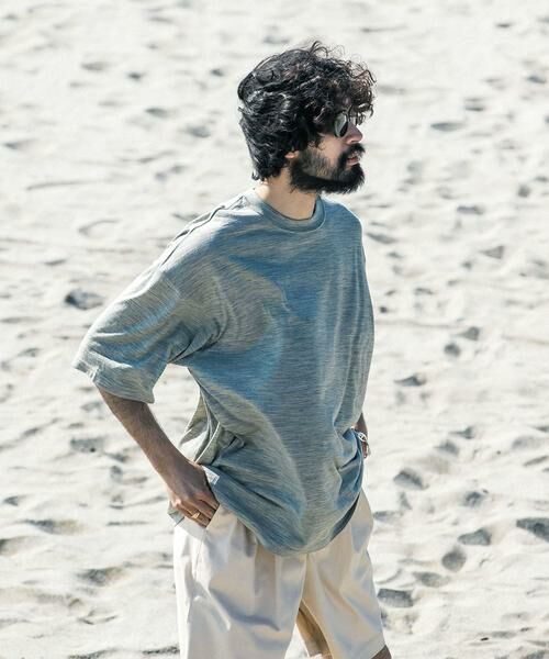 URBAN RESEARCH / アーバンリサーチ Tシャツ | new basic　ウォッシャブルメリノウールショートスリーブTシャツ | 詳細17