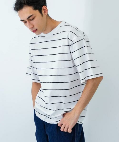 URBAN RESEARCH / アーバンリサーチ Tシャツ | RELAX FIT BORDER T-SHIRTS | 詳細7