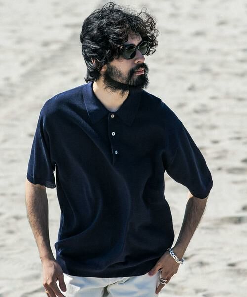 URBAN RESEARCH / アーバンリサーチ ポロシャツ | new basic　ウールシルクニットポロ | 詳細1