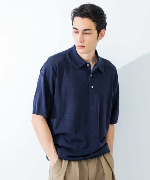 URBAN RESEARCH / アーバンリサーチ ポロシャツ | new basic　ウールシルクニットポロ | 詳細10