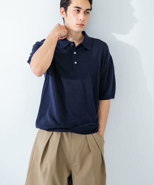 URBAN RESEARCH / アーバンリサーチ ポロシャツ | new basic　ウールシルクニットポロ | 詳細11