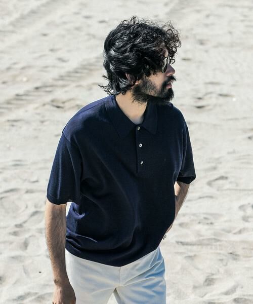 URBAN RESEARCH / アーバンリサーチ ポロシャツ | new basic　ウールシルクニットポロ | 詳細2