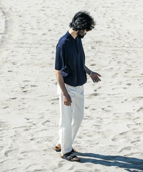 URBAN RESEARCH / アーバンリサーチ ポロシャツ | new basic　ウールシルクニットポロ | 詳細4