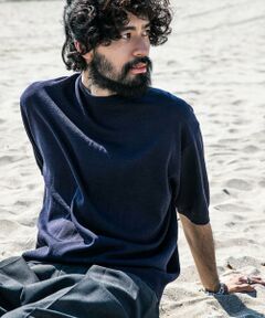 URBAN RESEARCH / アーバンリサーチ ニット・セーター | new basic　WOOL SILK KNIT T-SHIRTS
