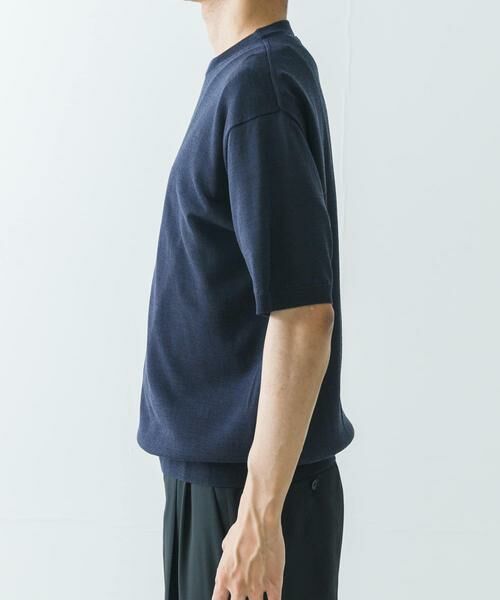 URBAN RESEARCH / アーバンリサーチ ニット・セーター | new basic　WOOL SILK KNIT T-SHIRTS | 詳細10