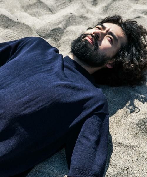 URBAN RESEARCH / アーバンリサーチ ニット・セーター | new basic　WOOL SILK KNIT T-SHIRTS | 詳細2