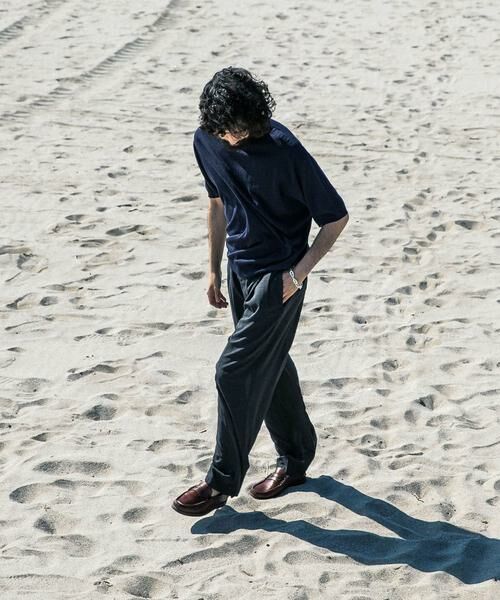 URBAN RESEARCH / アーバンリサーチ ニット・セーター | new basic　WOOL SILK KNIT T-SHIRTS | 詳細4
