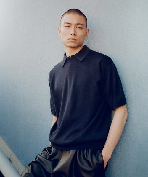 URBAN RESEARCH / アーバンリサーチ ニット・セーター | new basic　WOOL SILK KNIT T-SHIRTS | 詳細6