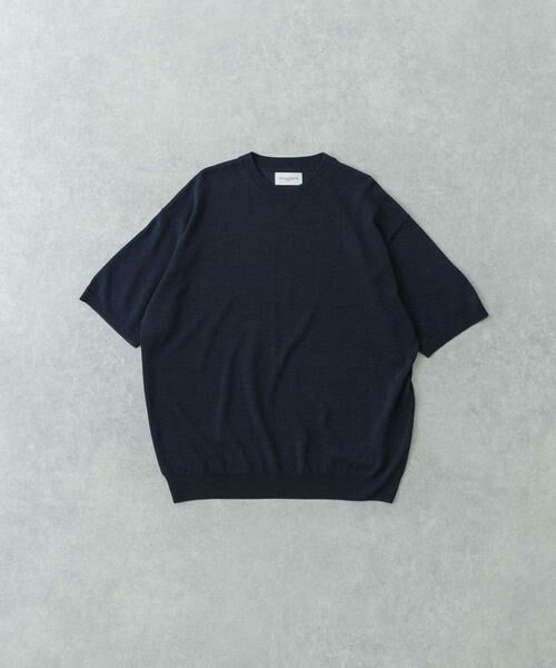 URBAN RESEARCH / アーバンリサーチ ニット・セーター | new basic　WOOL SILK KNIT T-SHIRTS | 詳細8