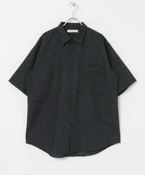 URBAN RESEARCH / アーバンリサーチ シャツ・ブラウス | LINEN PIN HEAD SHORT-SLEEVE SHIRTS | 詳細1