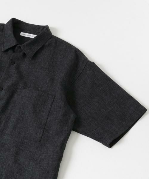 URBAN RESEARCH / アーバンリサーチ シャツ・ブラウス | LINEN PIN HEAD SHORT-SLEEVE SHIRTS | 詳細2