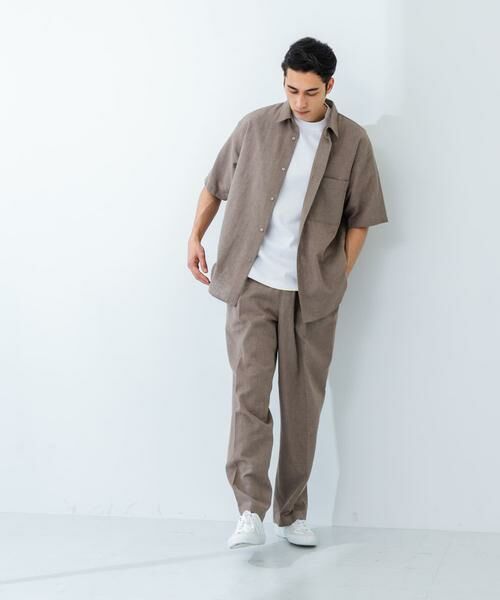 URBAN RESEARCH / アーバンリサーチ シャツ・ブラウス | LINEN PIN HEAD SHORT-SLEEVE SHIRTS | 詳細14