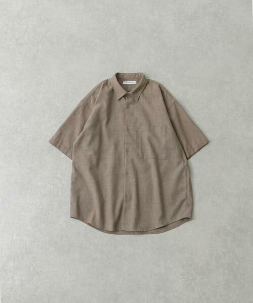 URBAN RESEARCH / アーバンリサーチ シャツ・ブラウス | LINEN PIN HEAD SHORT-SLEEVE SHIRTS | 詳細15