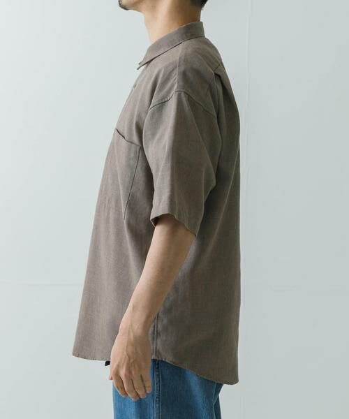 URBAN RESEARCH / アーバンリサーチ シャツ・ブラウス | LINEN PIN HEAD SHORT-SLEEVE SHIRTS | 詳細17