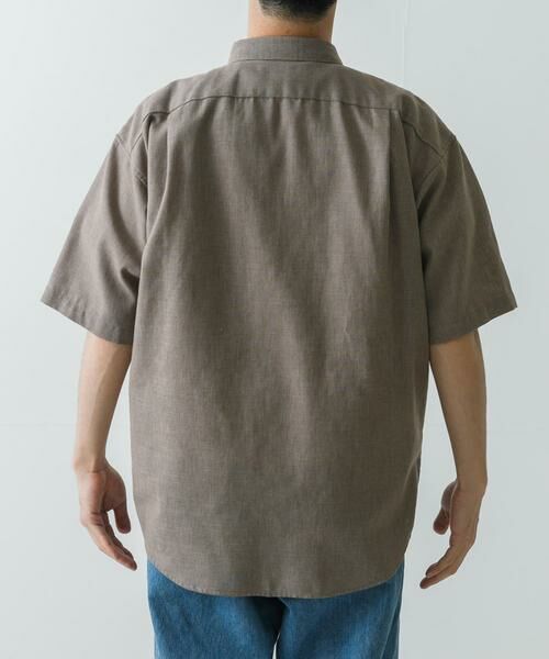 URBAN RESEARCH / アーバンリサーチ シャツ・ブラウス | LINEN PIN HEAD SHORT-SLEEVE SHIRTS | 詳細18