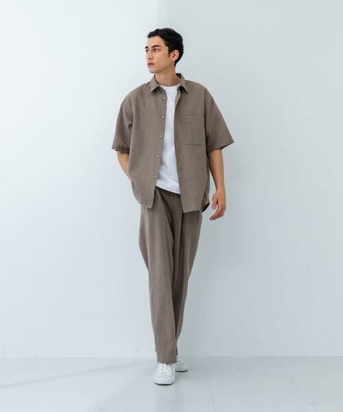 URBAN RESEARCH / アーバンリサーチ シャツ・ブラウス | LINEN PIN HEAD SHORT-SLEEVE SHIRTS | 詳細9