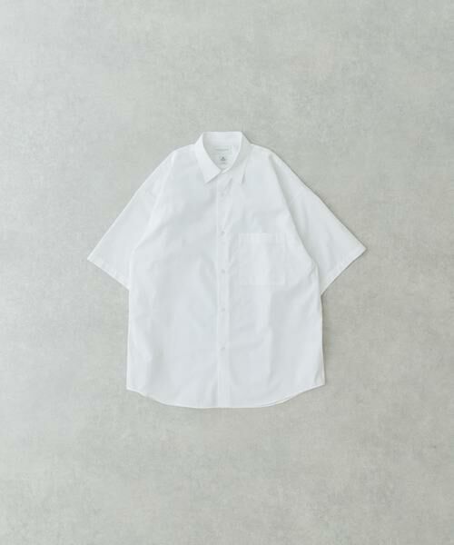 URBAN RESEARCH/アーバンリサーチ new basic THOMAS MASON SHORT-SLEEVE OVER SHIRTS ホワイト XL URBAN RESEARCH/アーバンリサーチ new basic THOMAS MASON SHORT-SLEEVE OVER SHIRTS ホワイト XL