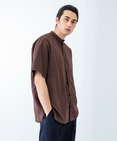 URBAN RESEARCH / アーバンリサーチ シャツ・ブラウス | PRINT BAND COLLAR SHIRTS | 詳細4