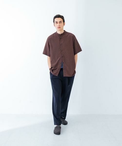 URBAN RESEARCH / アーバンリサーチ シャツ・ブラウス | PRINT BAND COLLAR SHIRTS | 詳細5