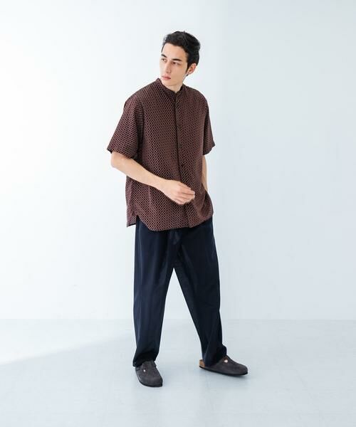 URBAN RESEARCH / アーバンリサーチ シャツ・ブラウス | PRINT BAND COLLAR SHIRTS | 詳細6