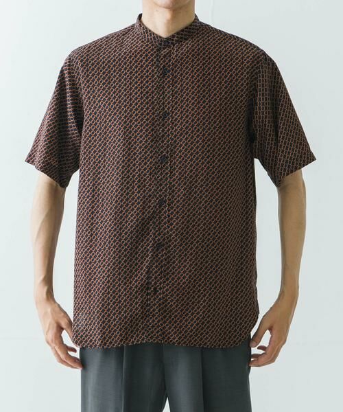 URBAN RESEARCH / アーバンリサーチ シャツ・ブラウス | PRINT BAND COLLAR SHIRTS | 詳細9