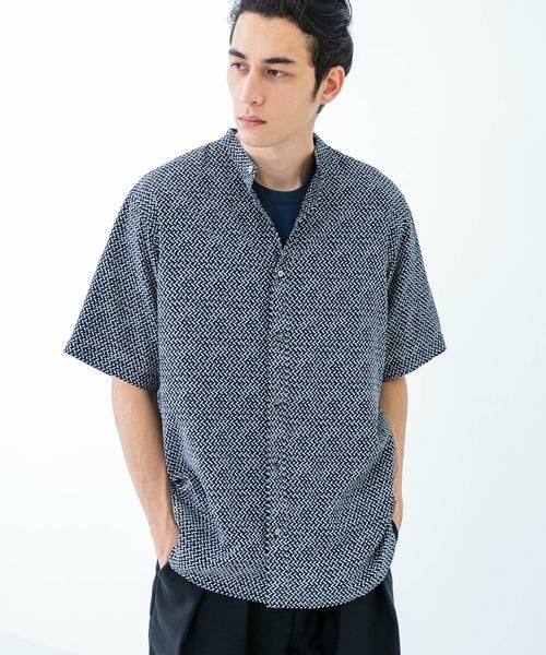 URBAN RESEARCH / アーバンリサーチ シャツ・ブラウス | PRINT BAND COLLAR SHIRTS | 詳細19