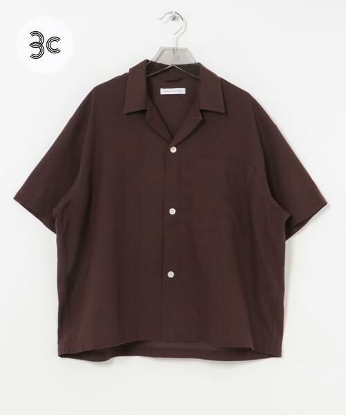 URBAN RESEARCH/アーバンリサーチ 『UR TECH DRYLUXE』高機能リネンシャツジャケット バーガンディー M URBAN RESEARCH/アーバンリサーチ 『UR TECH DRYLUXE』高機能リネンシャツジャケット バーガンディー M