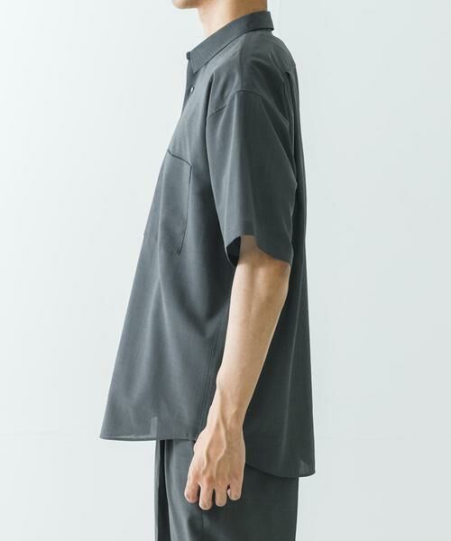 URBAN RESEARCH / アーバンリサーチ シャツ・ブラウス | ウォッシャブルウールサイロフィルショートスリーブシャツ | 詳細17