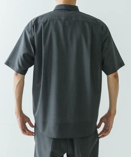URBAN RESEARCH / アーバンリサーチ シャツ・ブラウス | ウォッシャブルウールサイロフィルショートスリーブシャツ | 詳細18