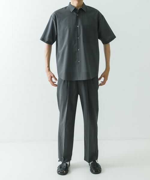 URBAN RESEARCH / アーバンリサーチ シャツ・ブラウス | ウォッシャブルウールサイロフィルショートスリーブシャツ | 詳細19